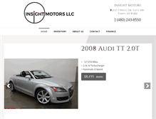 Tablet Screenshot of insightmotors.com